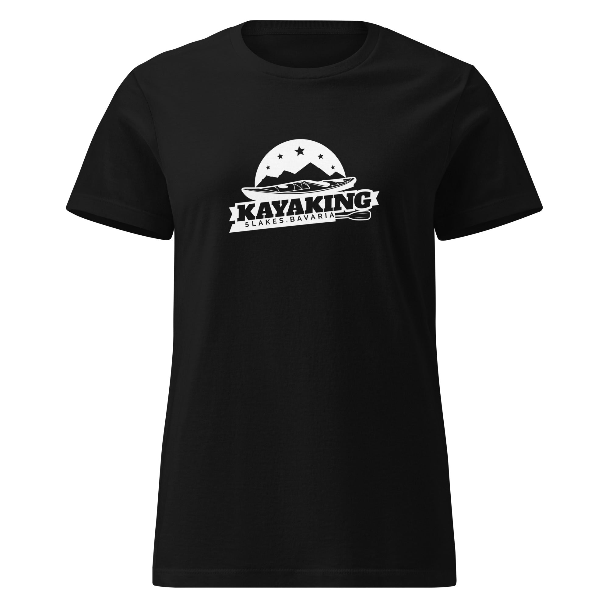 Kayak T-Shirt Damen – Kayaking, inspiriert vom Kayak am Ammersee, Starnberger See, Wörthsee, Pilsensee, Weßlinger See, Bayern