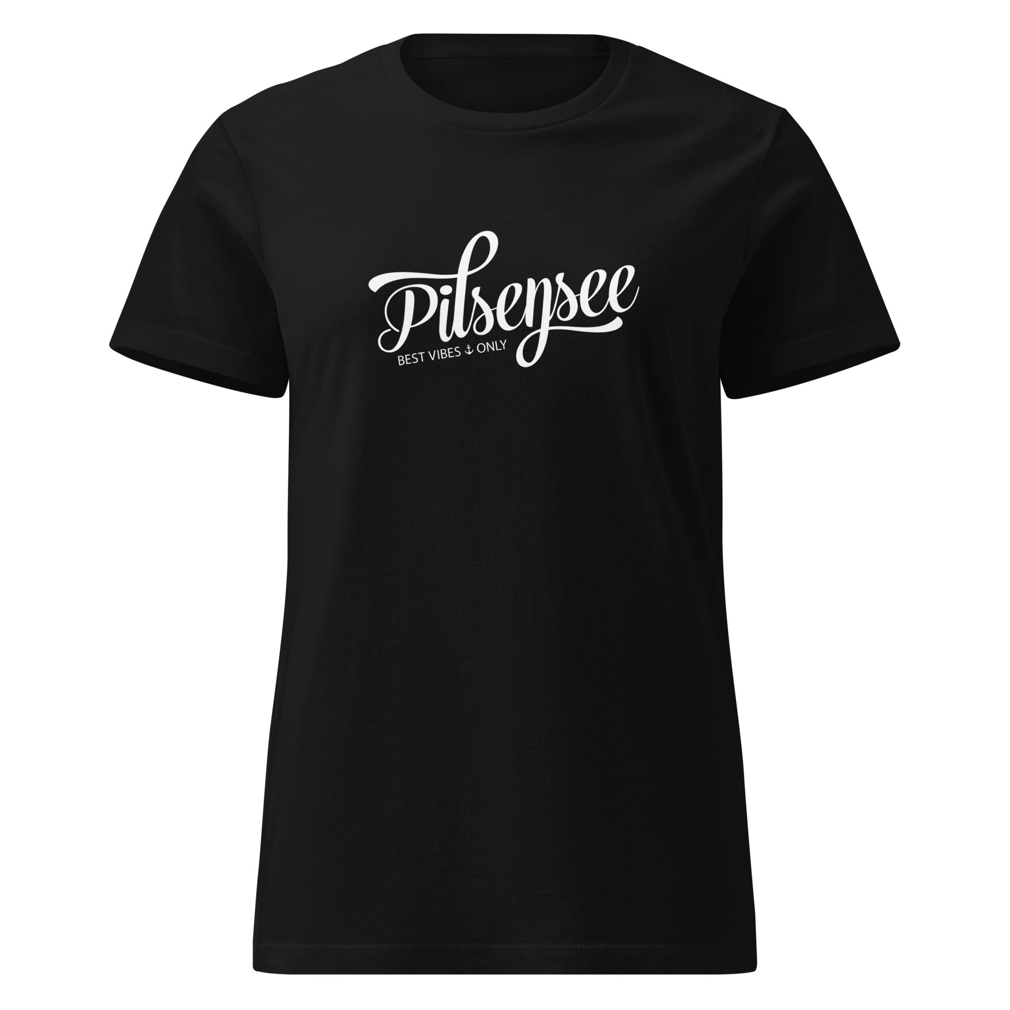 Pilsensee T-Shirt Damen – Pilsensee Shirt, inspiriert vom Lebensgefühl am Pilsensee im Fünfseenland in Bayern.