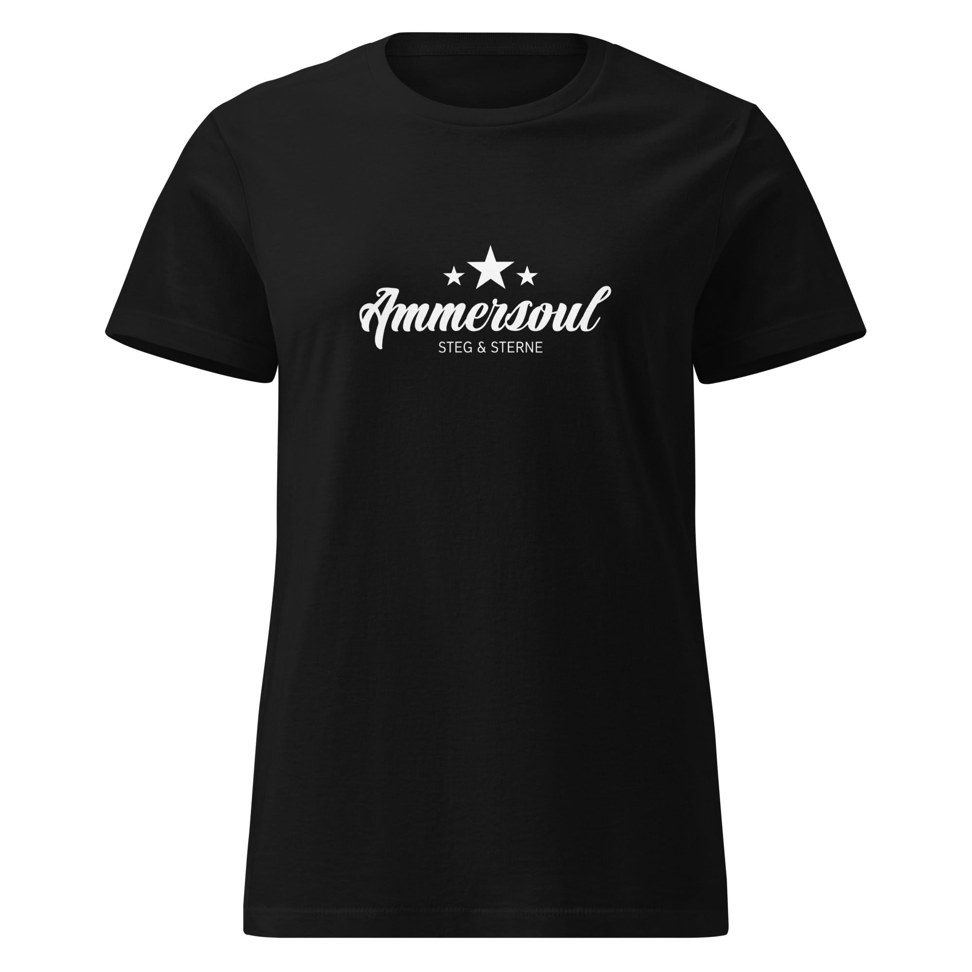 Ammersoul Damen T-Shirt Schwarz – minimalistisches Streetwear Shirt