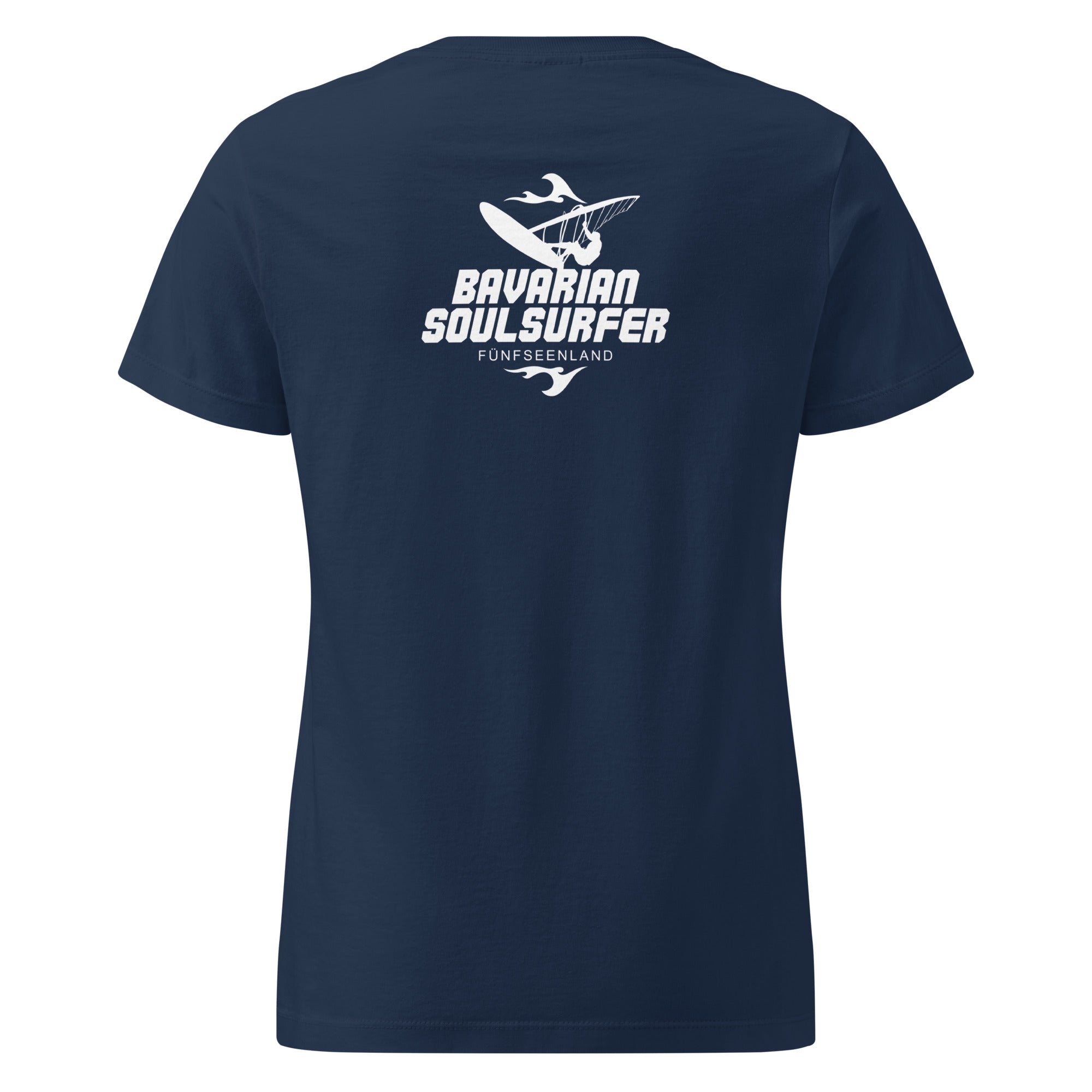 Windsurfen T-Shirt Damen, Windsurfen Shirt inspiriert vom Windsurfen am Ammersee, Windsurfen am Starnberger See & Wörthsee