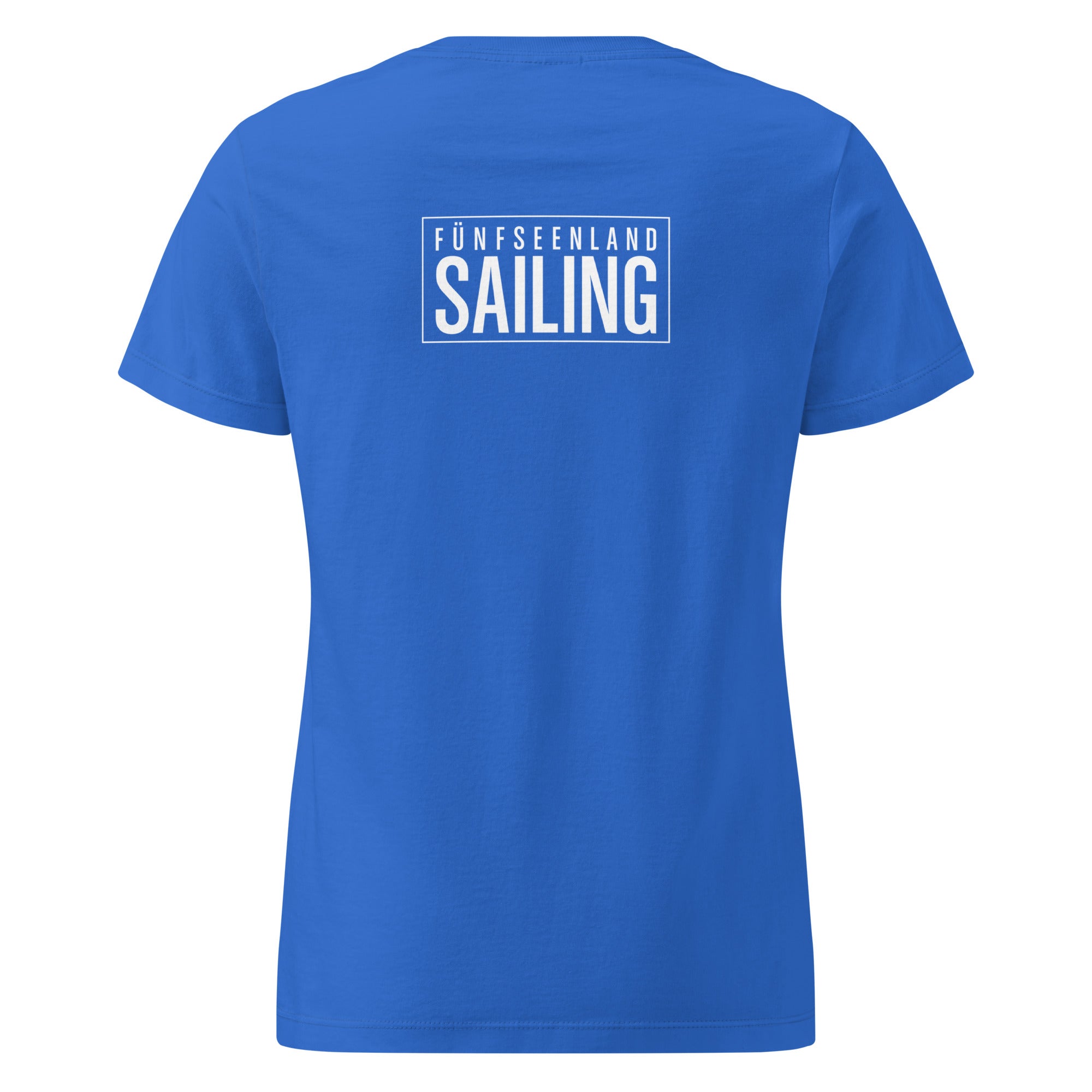 Segeln im Fünfseenland Damen T-Shirt – inspiriert vom Segeln am Ammersee, Segeln am Starnberger See, Wörthsee & Pilsensee