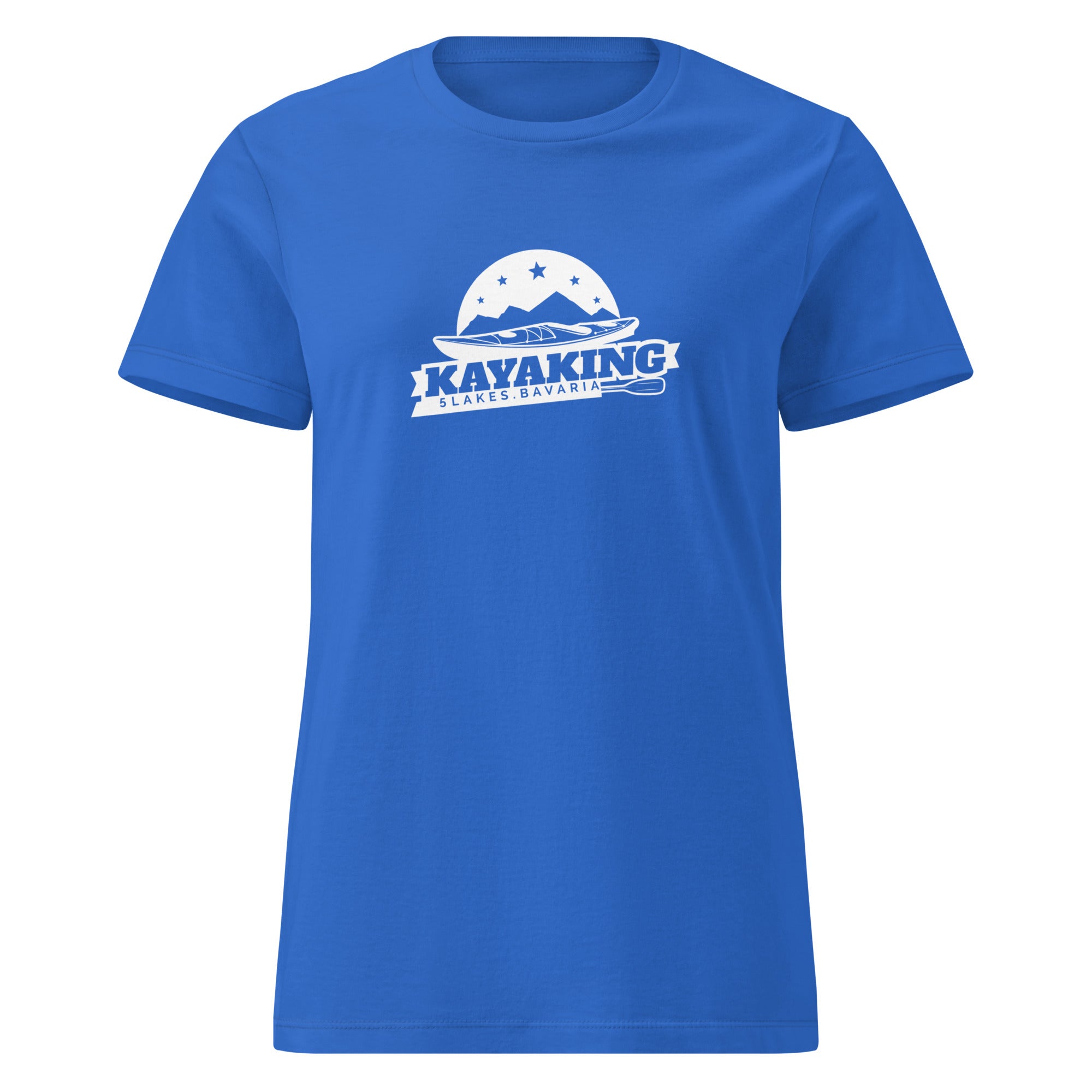 Kayak T-Shirt Damen – Kayaking, inspiriert vom Kayak am Ammersee, Starnberger See, Wörthsee, Pilsensee, Weßlinger See, Bayern