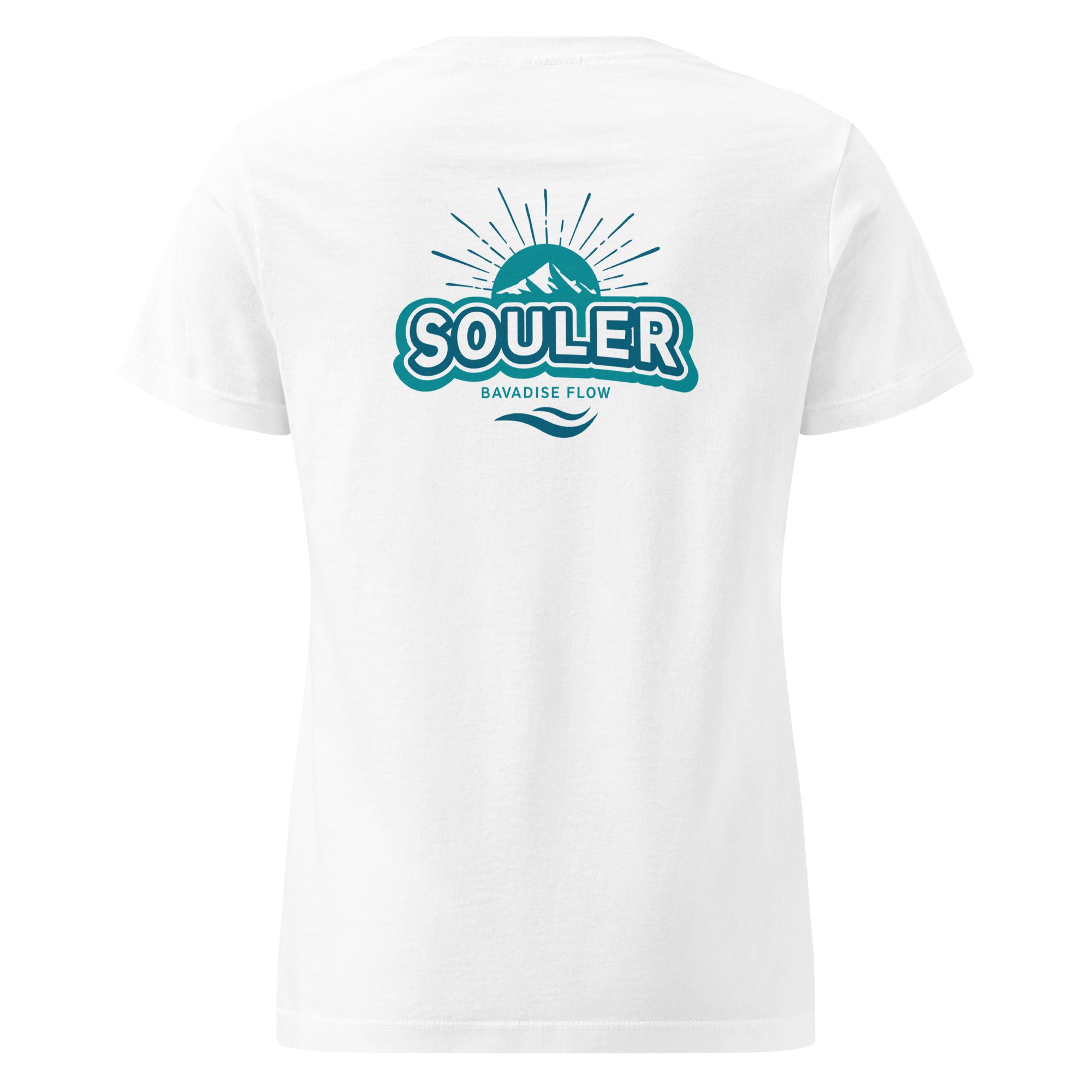 Souler Damen T-Shirt Weiß – nachhaltige Streetwear inspiriert vom Ammersee & Starnberger See in Bayern