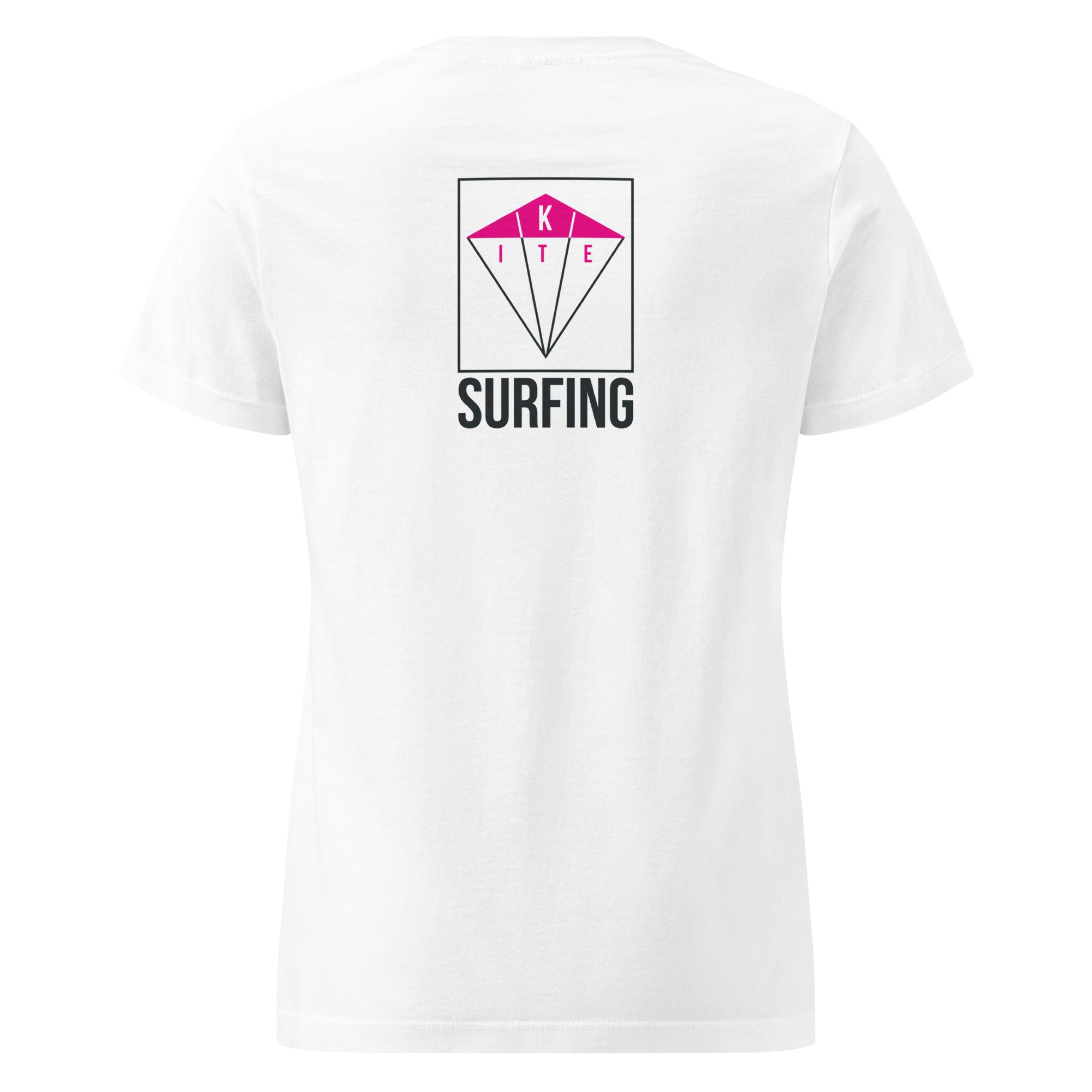 Kite Surfen Damen T-Shirt, inspiriert vom Kiten am Ammersee, Kitesurfen am Starnberger See, Kiten am Wörthsee & Kiteboarden