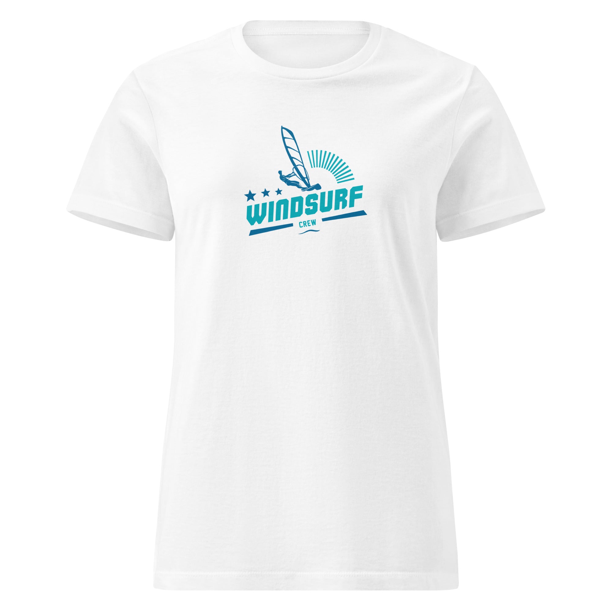 Windsurfen T-Shirt Damen, Windsurf Crew, inspiriert vom Windsurfen am Ammersee, Starnberger See, Wörthsee, Pilsensee, Weßling