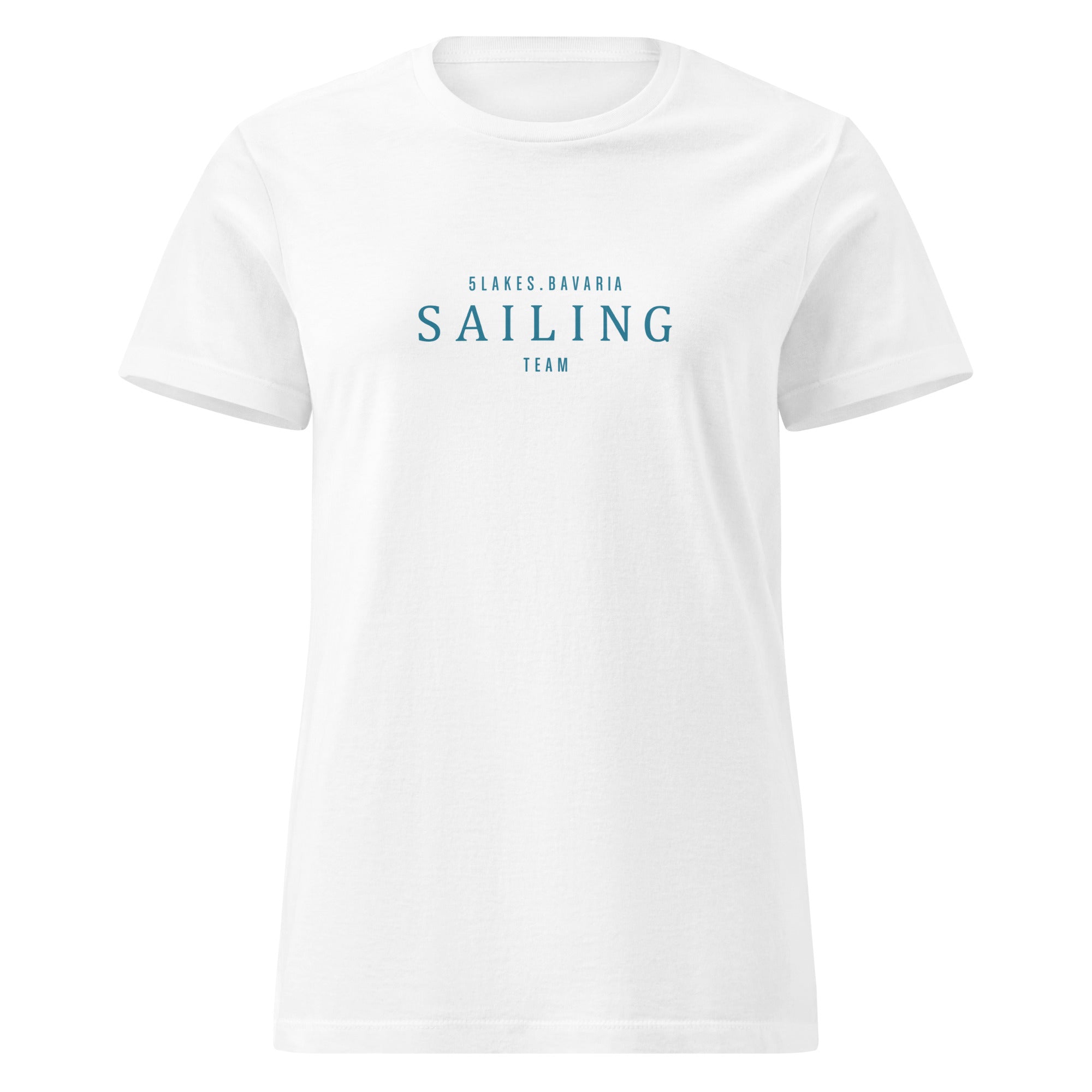 Segeln T-Shirt Damen – Fünfseenland, inspiriert vom Segeln am Ammersee, Segeln am Starnberger See, Wörthsee & Pilsensee