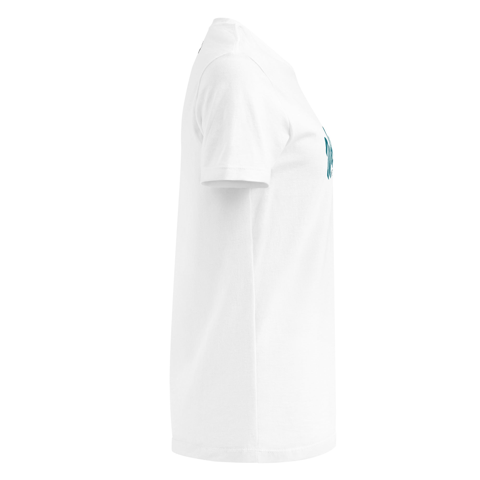 Weßlinger See T-Shirt Damen, weiß, Seitenansicht, Weßling Mode und Weßlinger See Shirt vom Wesslinger See im Fünfseenland