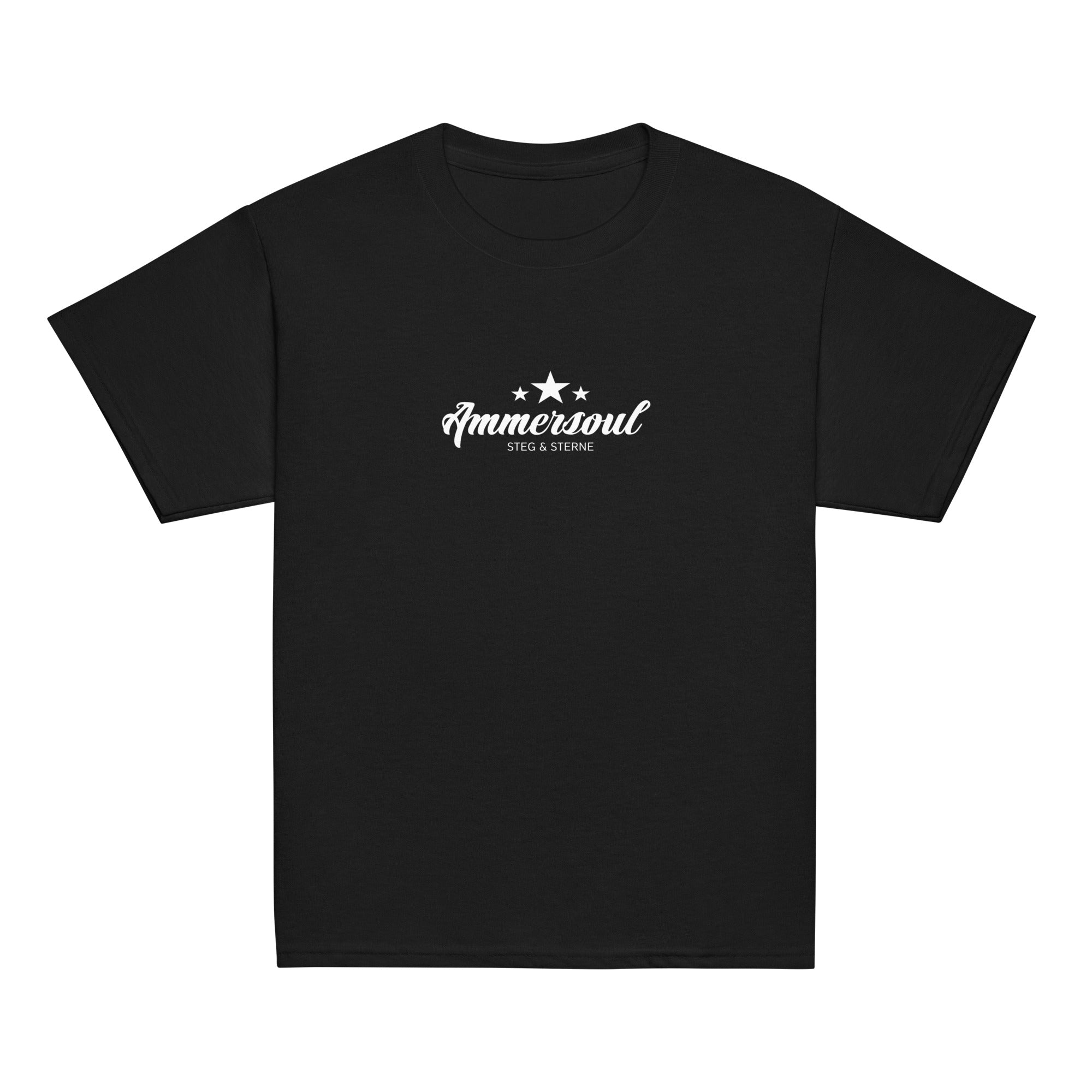 Ammersoul T-Shirt Teens Schwarz – Streetwear inspiriert vom Ammersee & Wörthsee im Fünfseenland