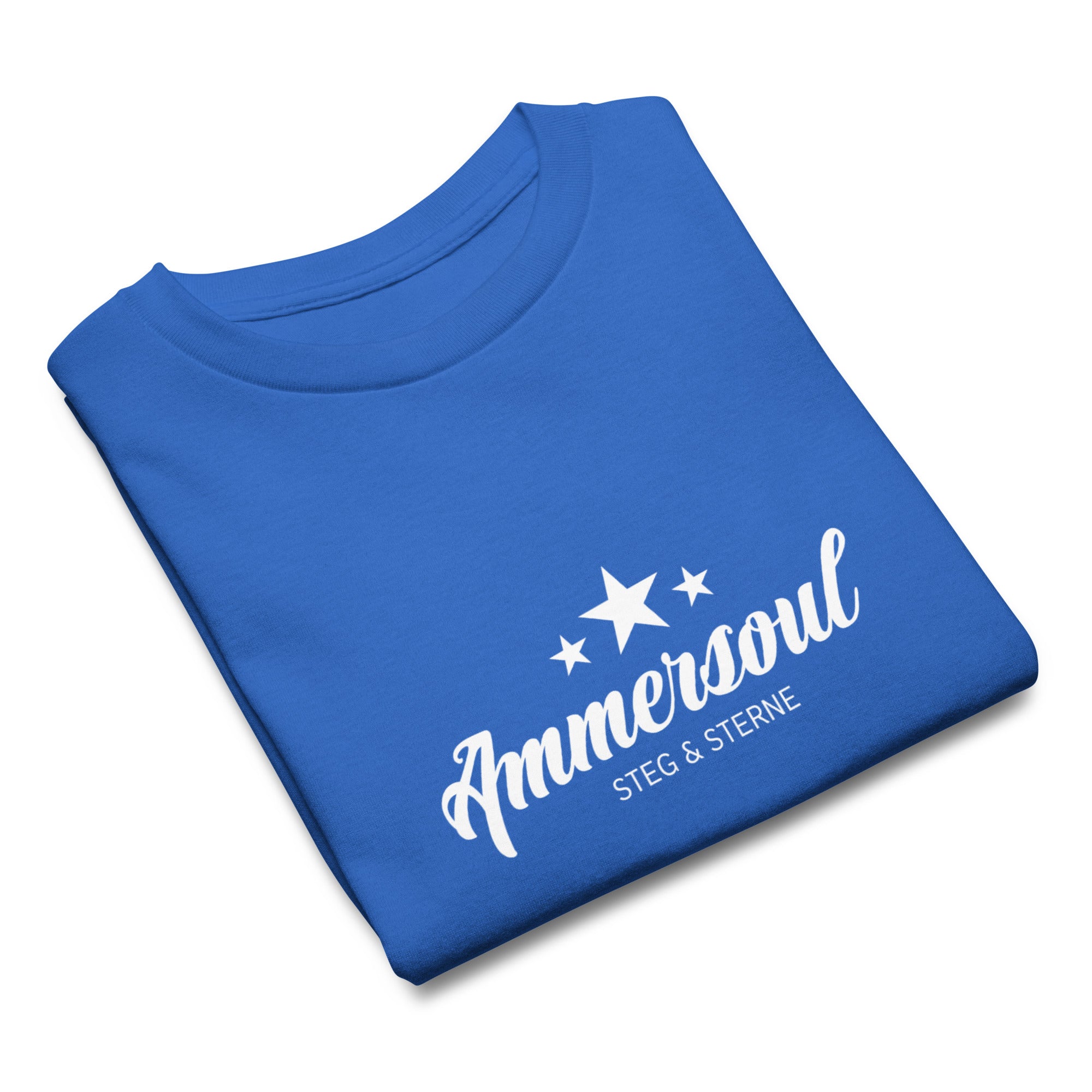 Ammersoul T-Shirt Teens Blau – Mode inspiriert vom Starnberger See nahe München & Landsberg am Lech